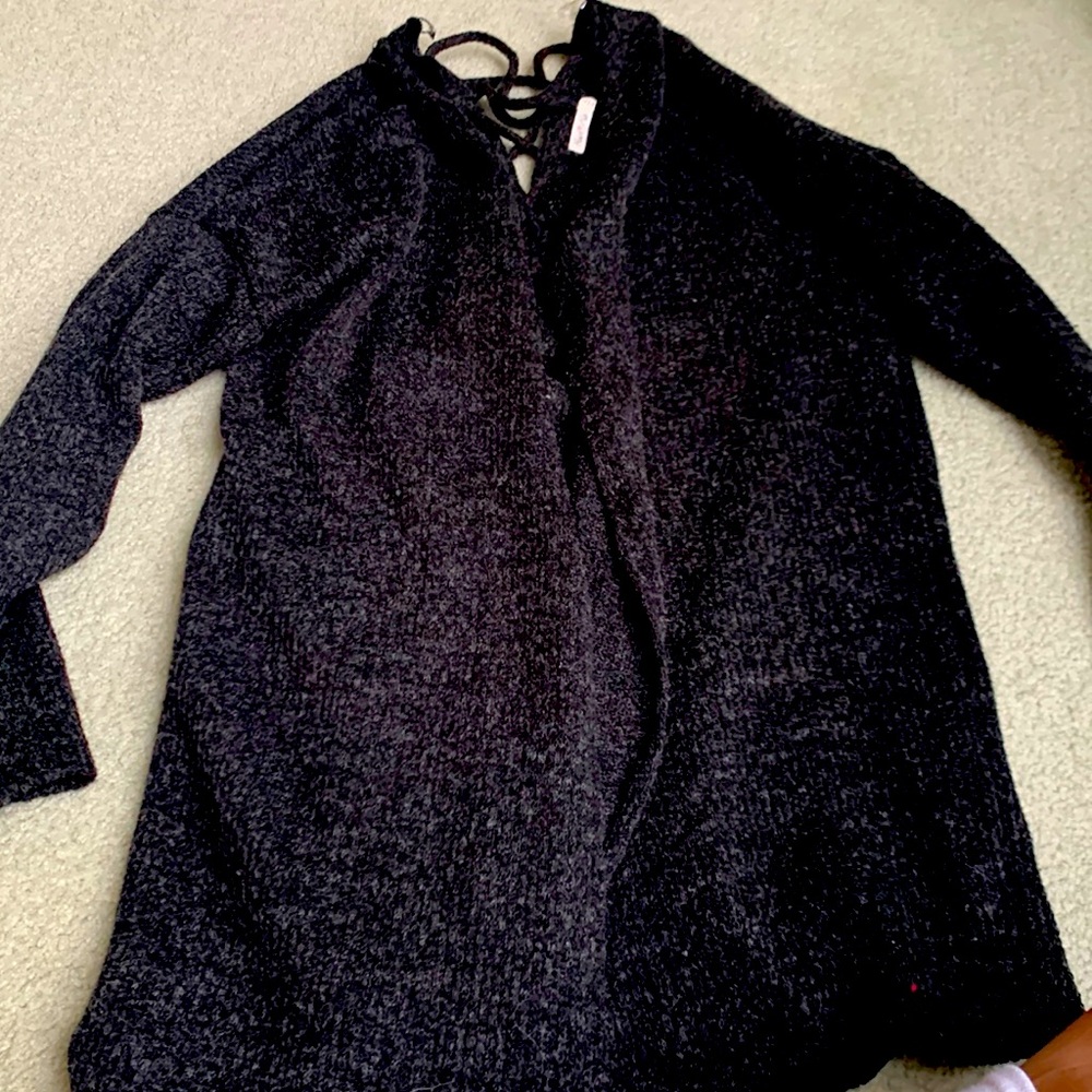 Open front cardigan Dark grey L